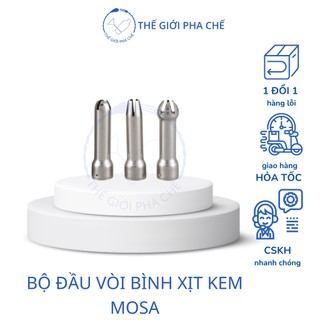 Bộ Vòi Bình Xịt Kem Tươi MOSA (3 đầu xịt kem)