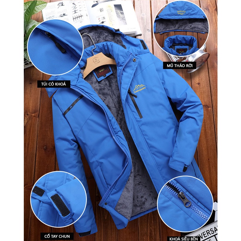 Áo khoác nam nữ chống NƯỚC.áo 3 lớp lót lông, chuẩn hiệu OUTDOOR, áo khoác đẹp , chắn gió, giữ nhiệt, siêu ấm