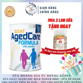 Sữa Hoàng Gia Giảm Nguy Cơ Loãng Xương Và Mỡ Máu Cho Người Trên 40 Tuổi Goat Agedcare Formula ROYAL AUSNZ 800g