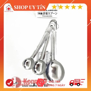 Bộ 3 muỗng dùng để đo lường - hàng nhật nội địa