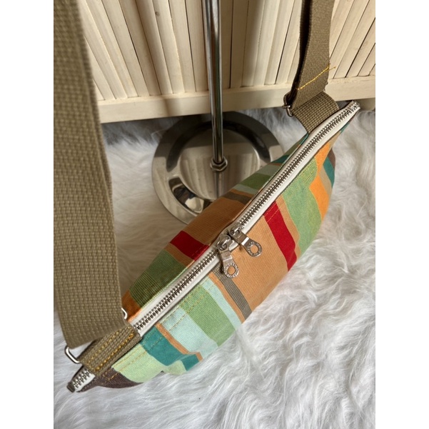 Túi vải canvas đeo chéo nữ Les toiles du soleil