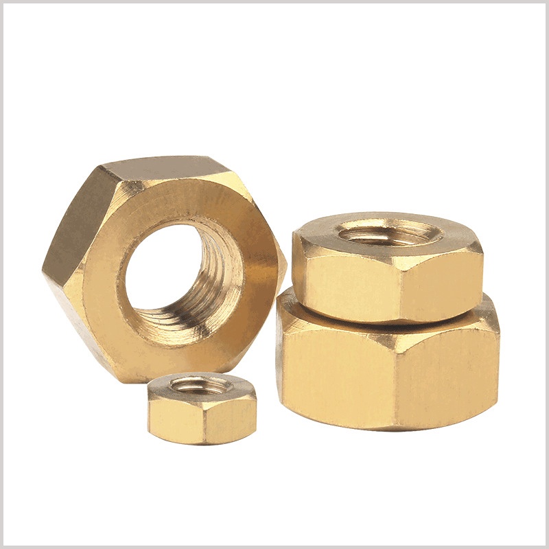 Đai Ốc Lục Giác Tán Dẹt Bằng Đồng Thau Cho M2 M3 M4 M5 M6 Dẫn Điện Tốt Các Loại Cọc Đồng,Trụ Đồng các loại