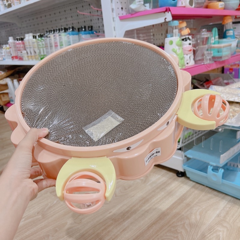 bàn cào móng hình tròn cho mèo, ổ nằm cho mèo