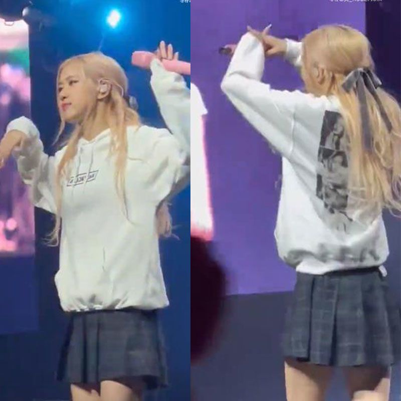 Áo Hoodie Cotton Dáng Rộng In Hình BLACKPINK Tour Dallas JISOO JENNIE Ross LISA Phong Cách Đường Phố Hàn Quốc Cho Nam Và Nữ