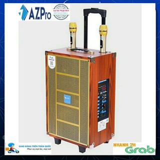 Loa kéo karaoke AZPRO Bass 30 bluetooth chống hú Tặng 2 mic không dây_ Tongkholoakeo
