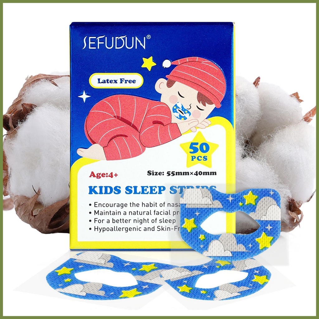 Set 50 Miếng Dán Miệng Khi Ngủ Bảo Vệ An Toàn Cho Bé