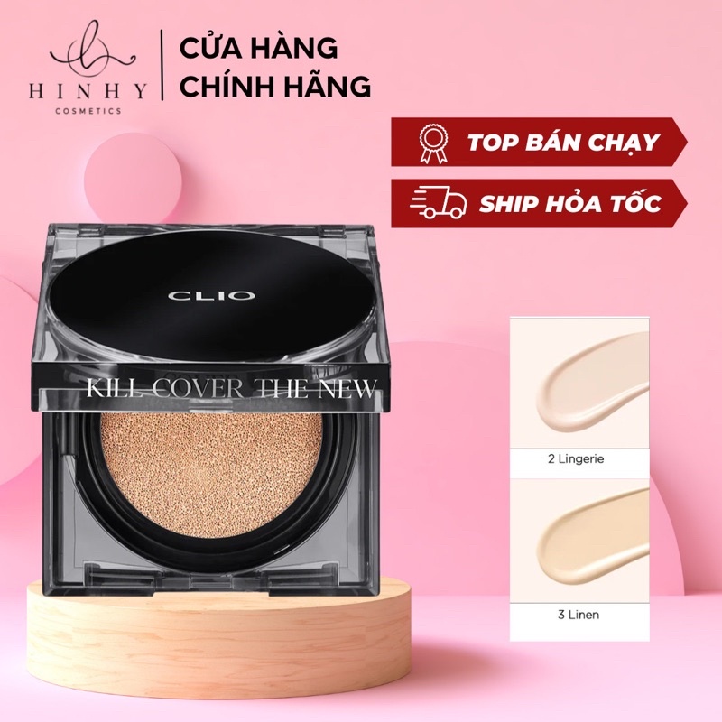 Phấn Nước Clio (Kèm Lõi) Kill Cover The New Founwear Cushion SPF50+ PA+++
