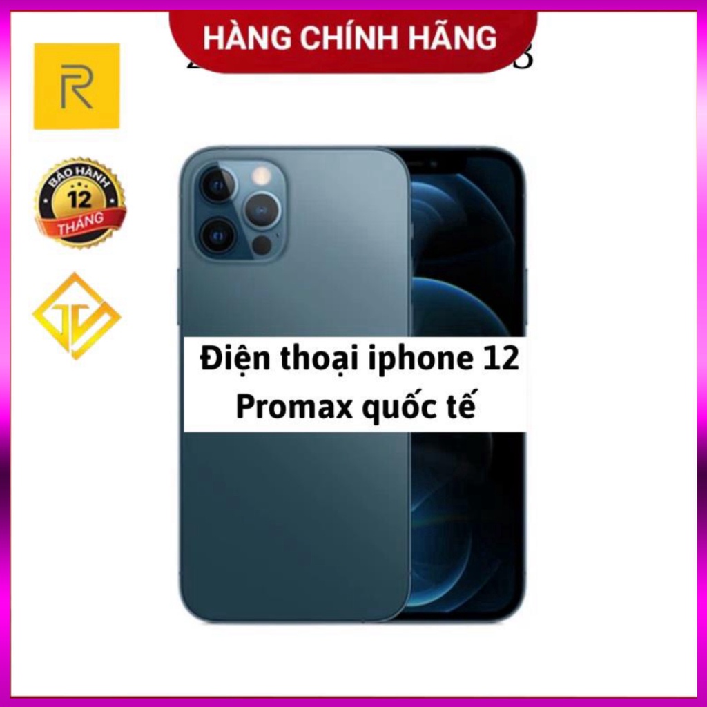 Điện thoại 12 Pro max xanh 512Gb máy chính hãng bảo hành 12 tháng --Bản chuẩn quốc tế -HH Mobile
