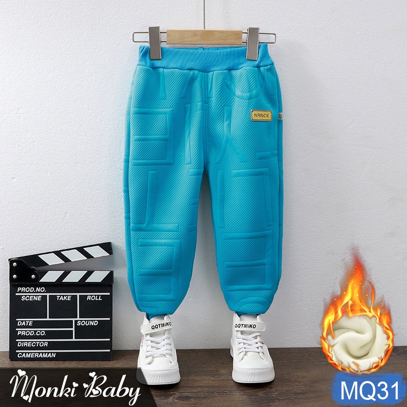 Quần nỉ lót lông thời trang trẻ em, chất dày dặn lông lót mịn ấm, phong cách đẹp dễ mặc dễ phối đồ, hàng QCCC xịn | MQ31