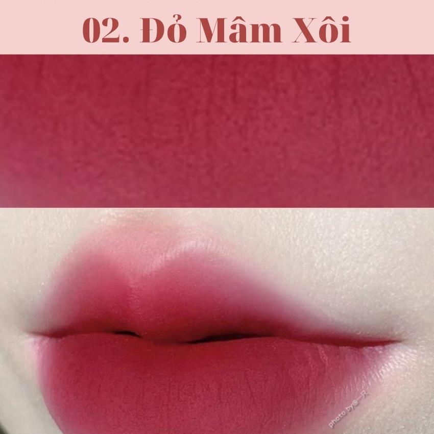 SET 6 CÂY SON KEM LÌ HEO HỒNG HERORANGE - Ecotony