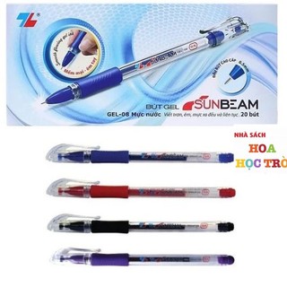 Combo 5 cây bút gel, viết gel Thiên Long GEL-08 Sunbeam