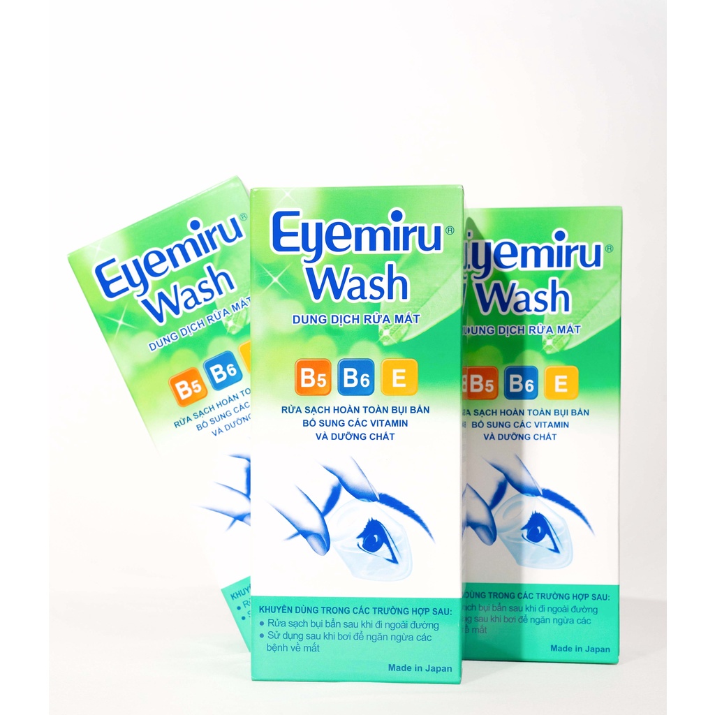 Nước rửa mắt Eyemiru Wash 500ml Nhật Bản giúp mắt sáng khỏe - Thanh Thảo Pharmacy
