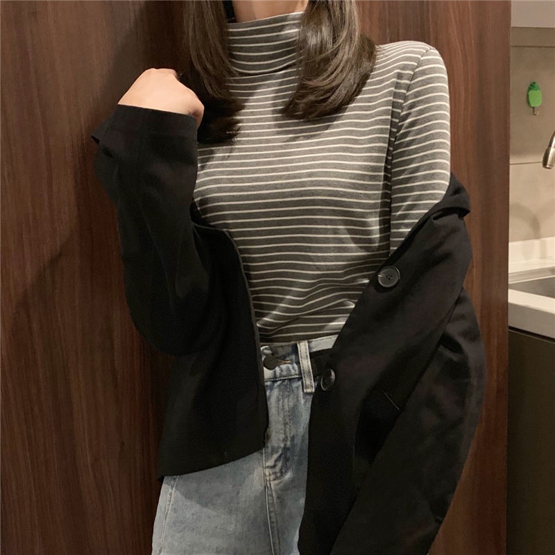 NRVP Áo Thun Nữ Dài Tay Phong Cách Hàn Quốc Mới 2023