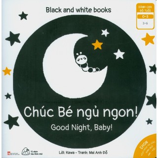 Sách - Ehon Kích Thích Thị Giác - Chúc Bé Ngủ Ngon! (Song Ngữ)