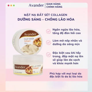 Mặt nạ đất sét Collagen Avander 110g