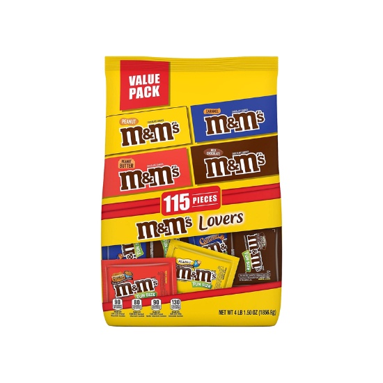 SOCOLA M&M'S Chocolate Candy Fun Size Club Variety Mix 1,85KG