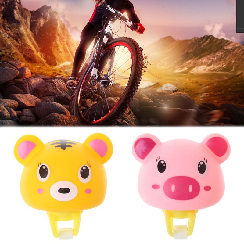 Chuông Báo Động Bằng Cao Su Hình Hoạt Hình Dành Cho Xe Đạp