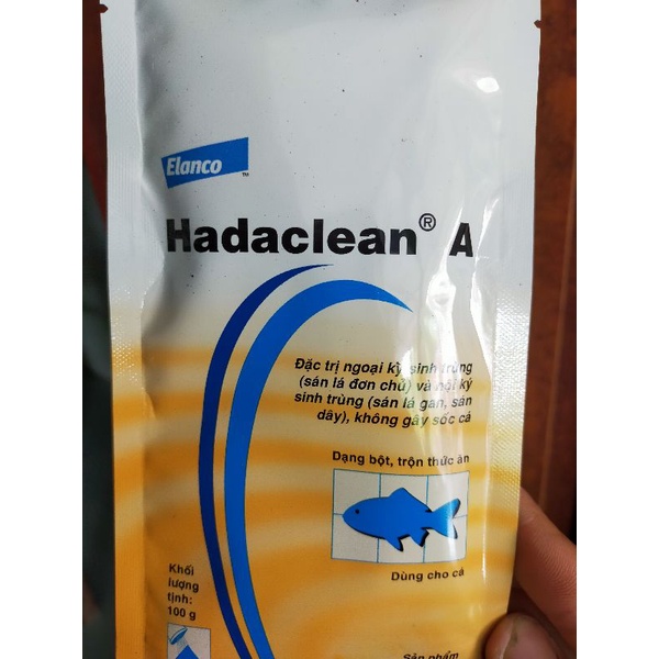 Xổ nội ngoại kí sinh trên cá Hadaclean A