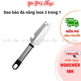 Dao bào đa năng Inox 3 Trong 1 lưỡi dài siêu bén cao cấp