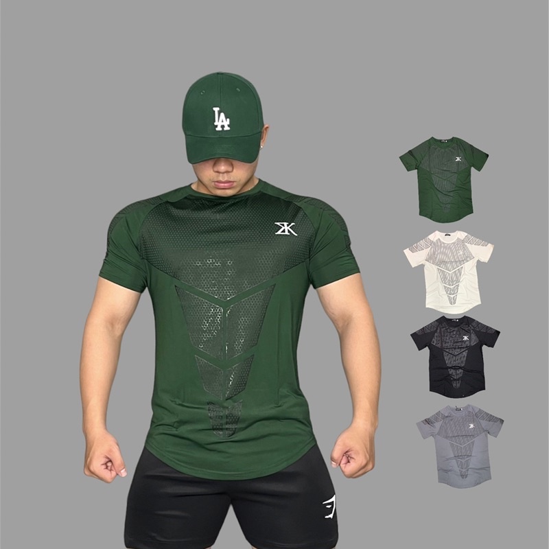 Áo Thun gym nam LIVEFIT, áo thun thể thao phom body cực chất
