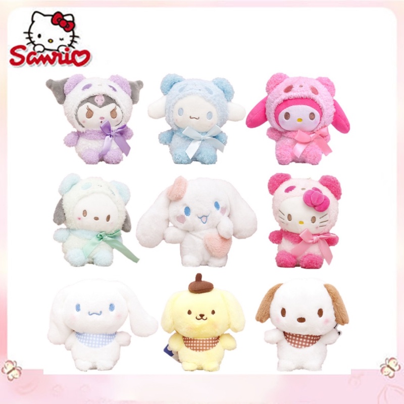 Đồ chơi nhồi bông Hình Nhân Vật Anime Sanrio Kuromi My Melody Cinnamoroll Dễ Thương