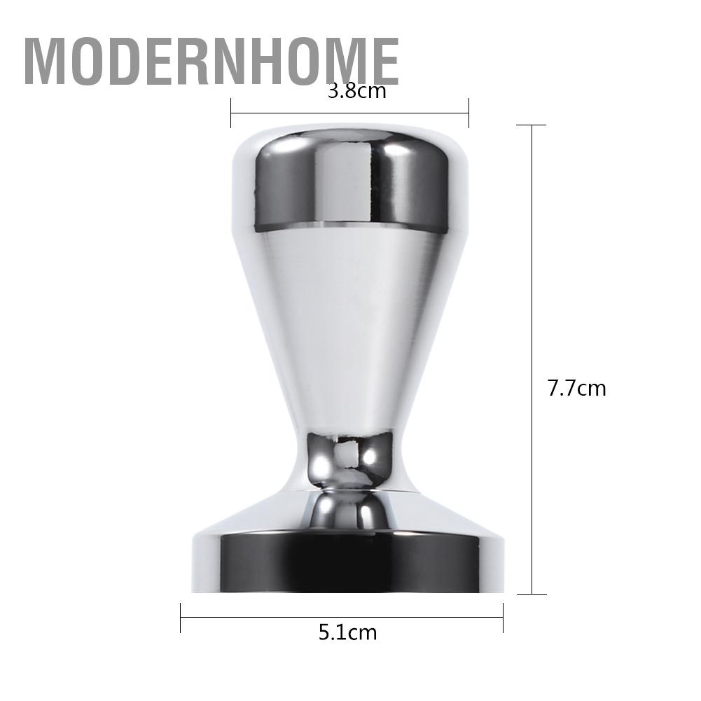 ModernHome Dụng cụ ép cà phê hạt bằng thép không gỉ Espresso Tamper với đế phẳng đường kính 51mm Nóng