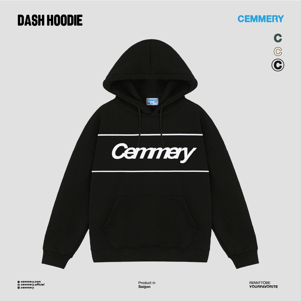 Áo Khoác Hoodie LocalBrand Cemmery ''DASH HOODIE'' # 3 Color