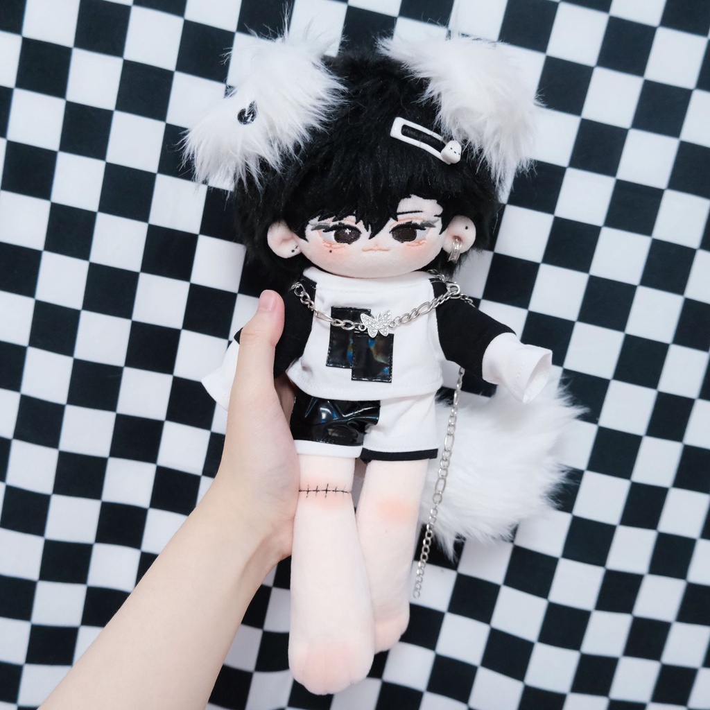 Doll không thuộc tính 30cm có tai và đuôi - Búp bê không thuộc tính chân dài 30cm có xương
