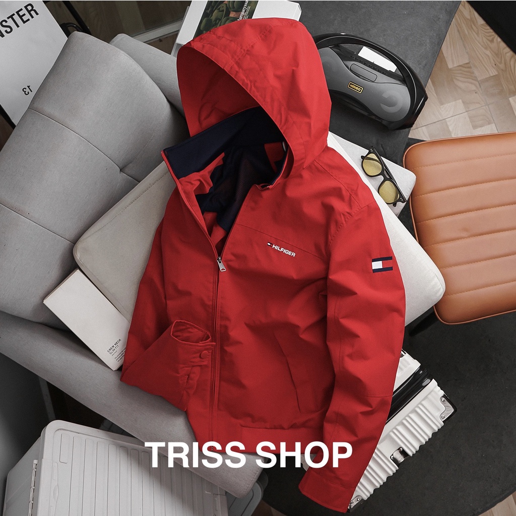 Áo Khoác Gió Nam Tommy Chất Liệu Cao Cấp