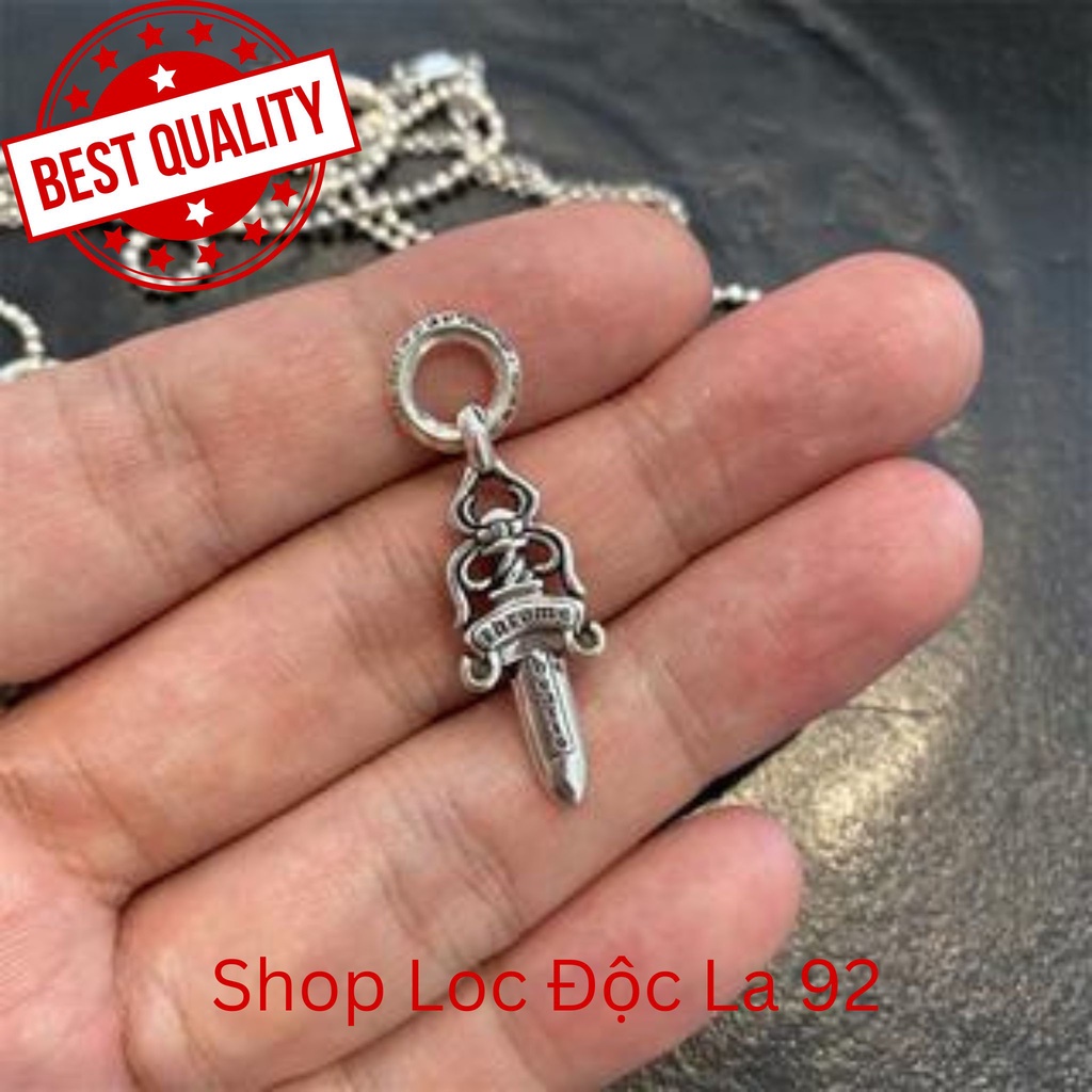 Mặt dây chuyền Chrome Heart Dag.ger bạc 925 cao cấp bestquality fullbox có bảo hành - Shop Lộc Độc Và Lạ 92