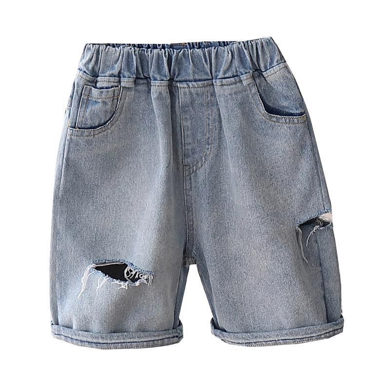 ❣❒☼Quần Short denim Rách Mùa Hè Phong Cách Cho Bé Trai
