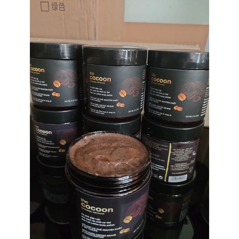 Tẩy da chết body cafe Cocoon 200ml