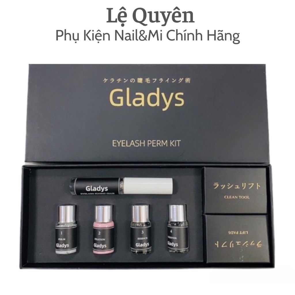 Set Uốn Mi Nhật Gladys_dụng cụ uốn mi_nối mi