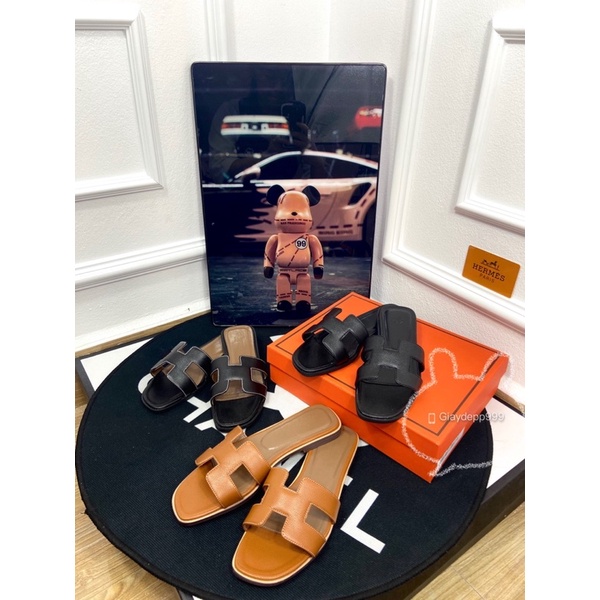 Dép Hesmes Loại 1 Quảng Châu Cao Cấp Full Box Tag Mác Màu Sắc Trung Tính Dễ Phối Đồ