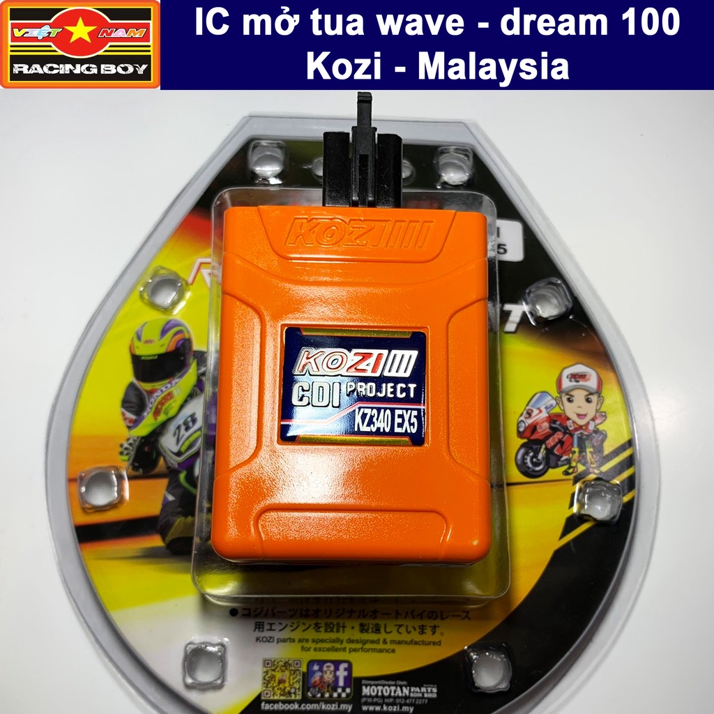 IC mở tua Wave Dream 100, Sirius 50, Elegant 50 - Kozi Malaysia