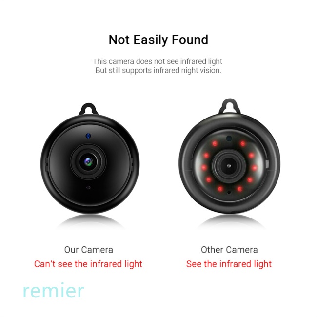 Camera Mini Ip Wifi Không Dây Hd 1080p Hai Chiều Phát Hiện Chuyển Động Ban Đêm V380
