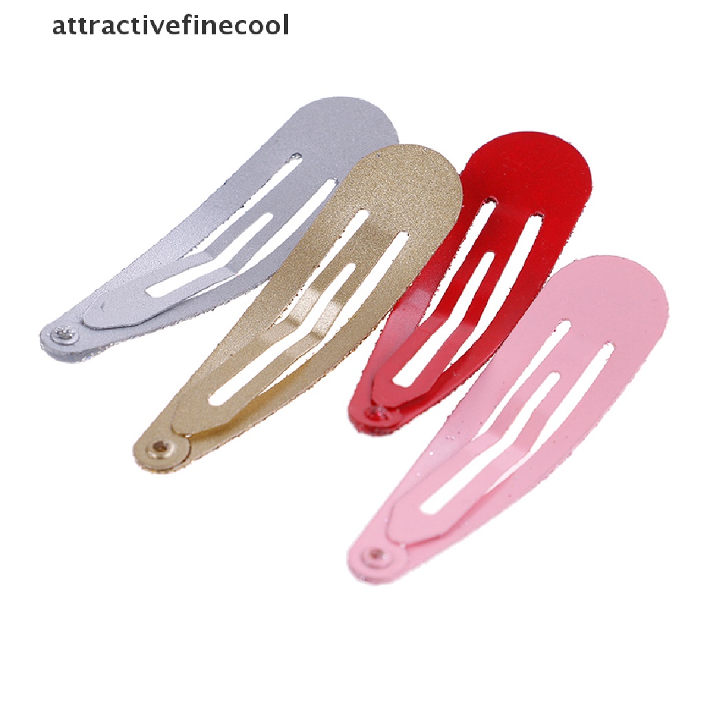 Set 10 Kẹp Tóc Kim Loại Lấp Lánh Cho Bé Gái