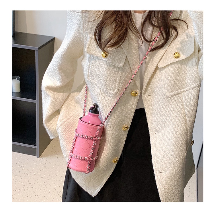 Túi Đeo Chéo Hình Chai Nước Đính Kim Cương Giả Độc Đáo Thời Trang 2022