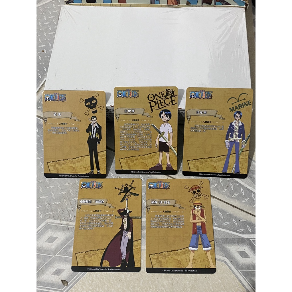 36 Mẫu Set 180 Ảnh Thẻ Nhân Phẩm One Piece Pack Card In Hình Nhân Vật Anime Chính Hãng Toei Animation - Vua Hải Tặc