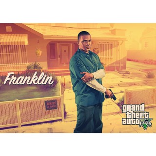 Poster game GTA phong cách retro