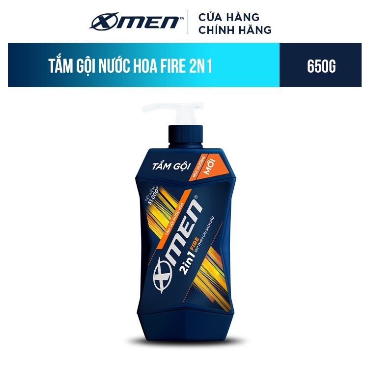 Tắm Gội Nước Hoa X-Men 2 Trong 1 650g
