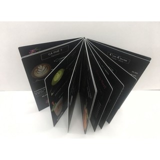 In menu nhựa rạng đông pvc