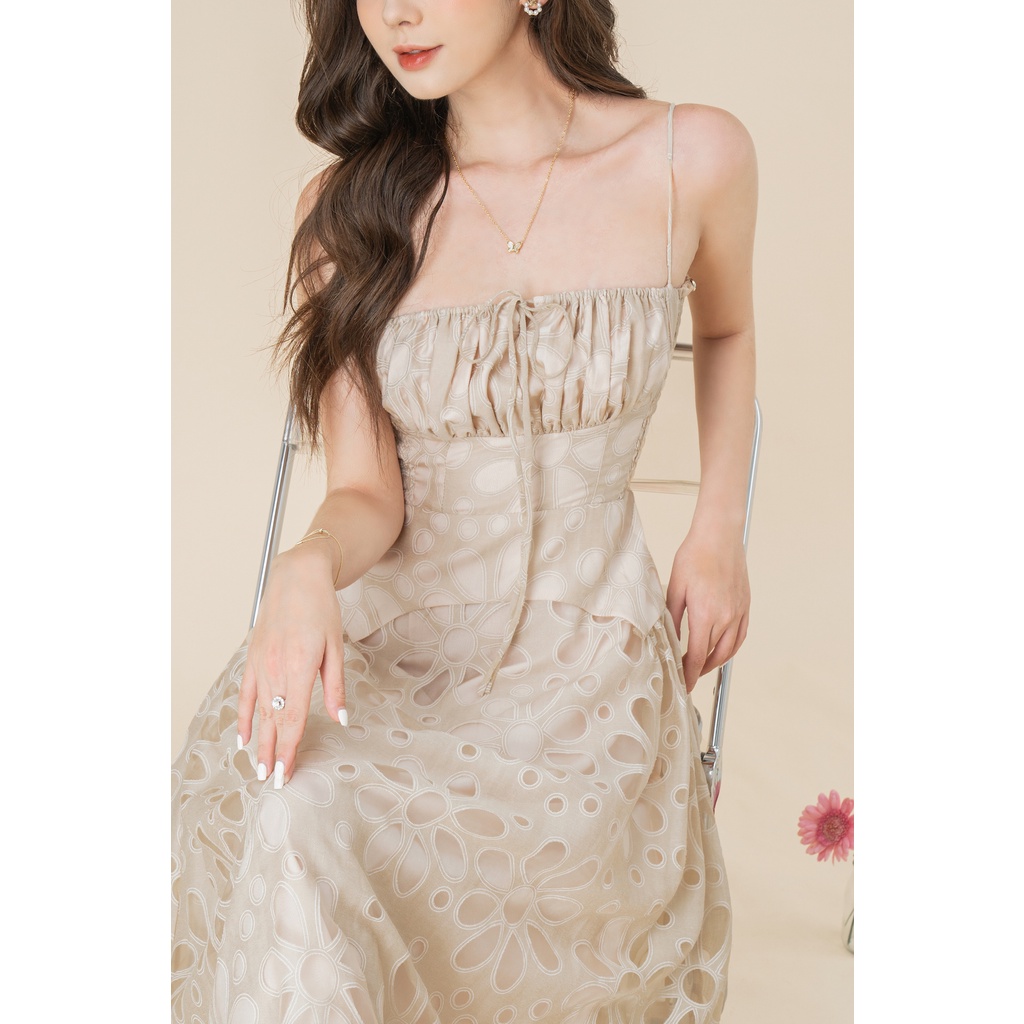 Đầm hoa Angelie midi dress