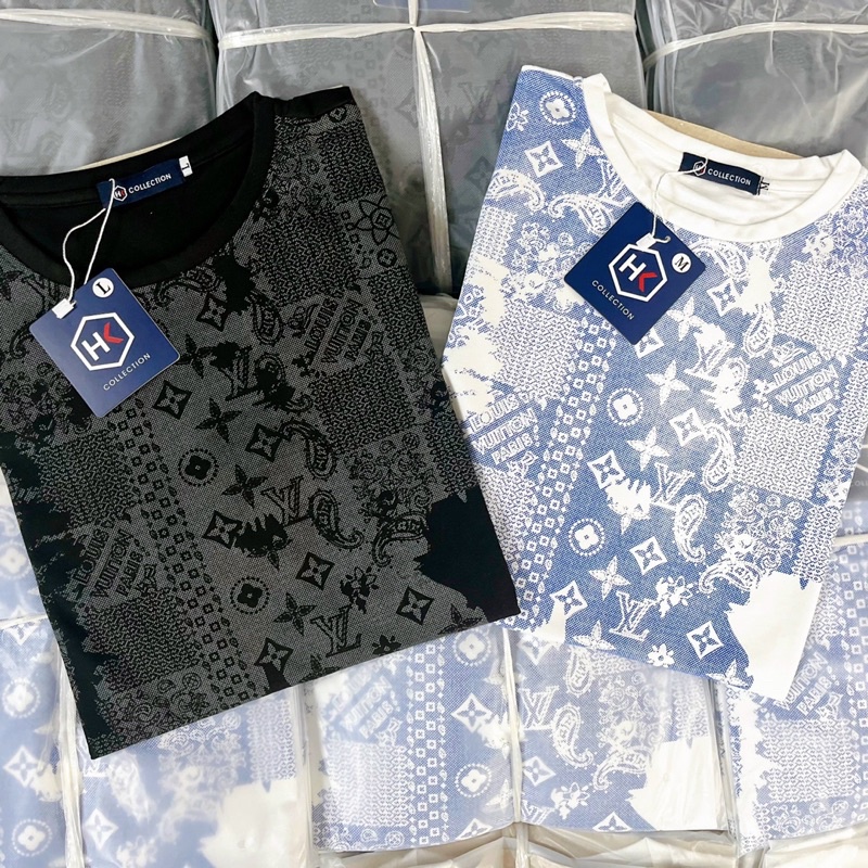 Áo thun nam cổ tròn, áo phông nam phối in hình form ôm dáng chuẩn chất vải cotton thoáng mát