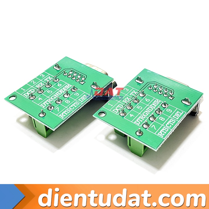 Mạch Giao Tiếp DB9 Male RS232 Ra Chân Domino