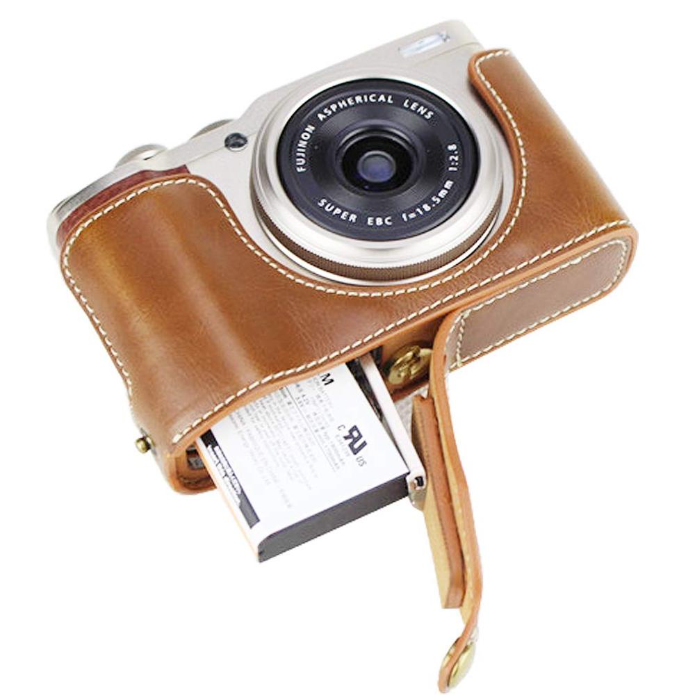 Túi Da Pu Đựng Máy Ảnh Fujifilm X-H2S X-S10 X-E4 X100V XF10 X-T30 II X-T20 X-T4 X-T200 X-T3 X-T2 XT4 XS10 XT30II X-T100 XE3 X100S X100T X100F