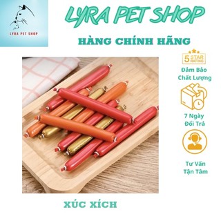 Xúc xích cho chó mèo, xúc xích cho thú cưng hamster - xúc xích ăn liền cây 15gr