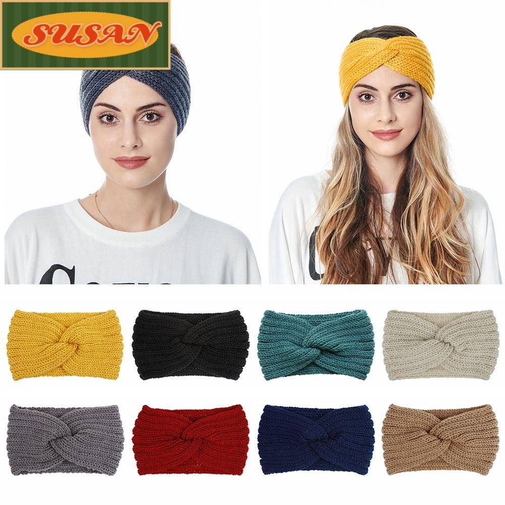 Băng Đô Len Ấm Áp Xinh Xắn Dành Cho Nữ