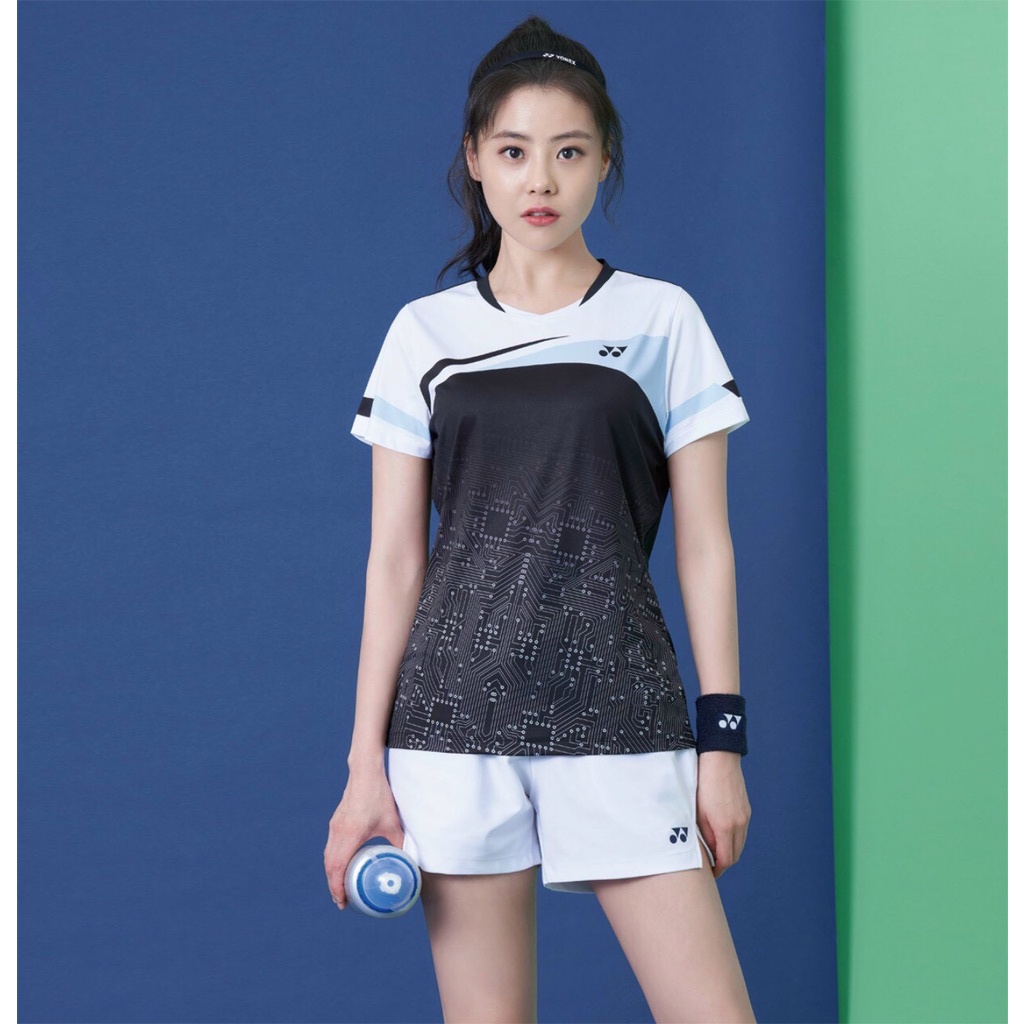 Áo cầu lông, bóng chuyền Yonex chất vải mềm, mặc thoáng mát cho đôi nam nữ