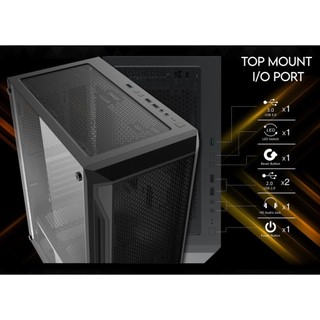 Vỏ Case XIGMATEK GAMING X 3F (TẶNG KÈM 03 FAN XIGMATEK K20F)